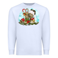 White army boots christmas Premium Sweatshirt - texasbilliewilder