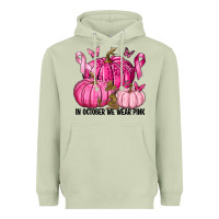 Matcha In October We Wear Pink with Pumpkin Heavyweight Hoodie - texasbilliewilder