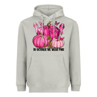 Moon Dust In October We Wear Pink with Pumpkin Heavyweight Hoodie - texasbilliewilder