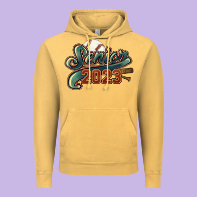Senior 2023 Baseball Vintage Hoodie Designed By Nancycooperartshop