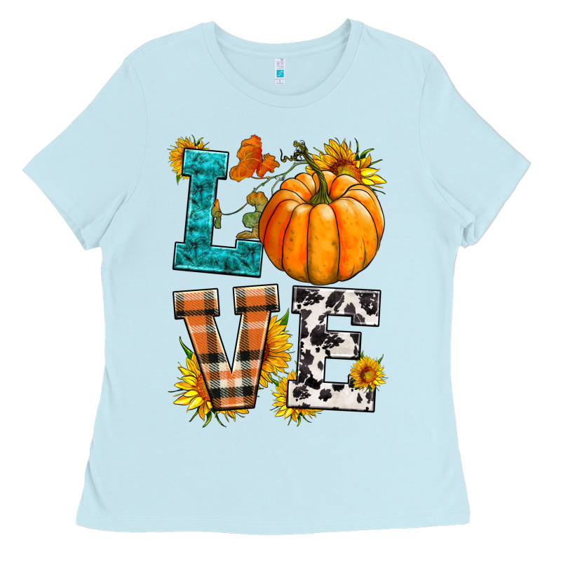 Love Pumpkin Ladies Tee by HRA Design Shop | Teevron