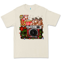 Bone Christmas Santa Vintage Camera Premium Tee - FaDigitalArtStudio