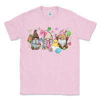 Bubblegum Pink easter gnomies Classic Tee - MaliasSmallBusiness