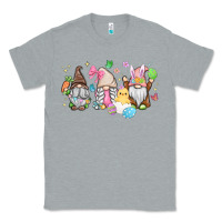 Heather Grey easter gnomies Classic Tee - MaliasSmallBusiness