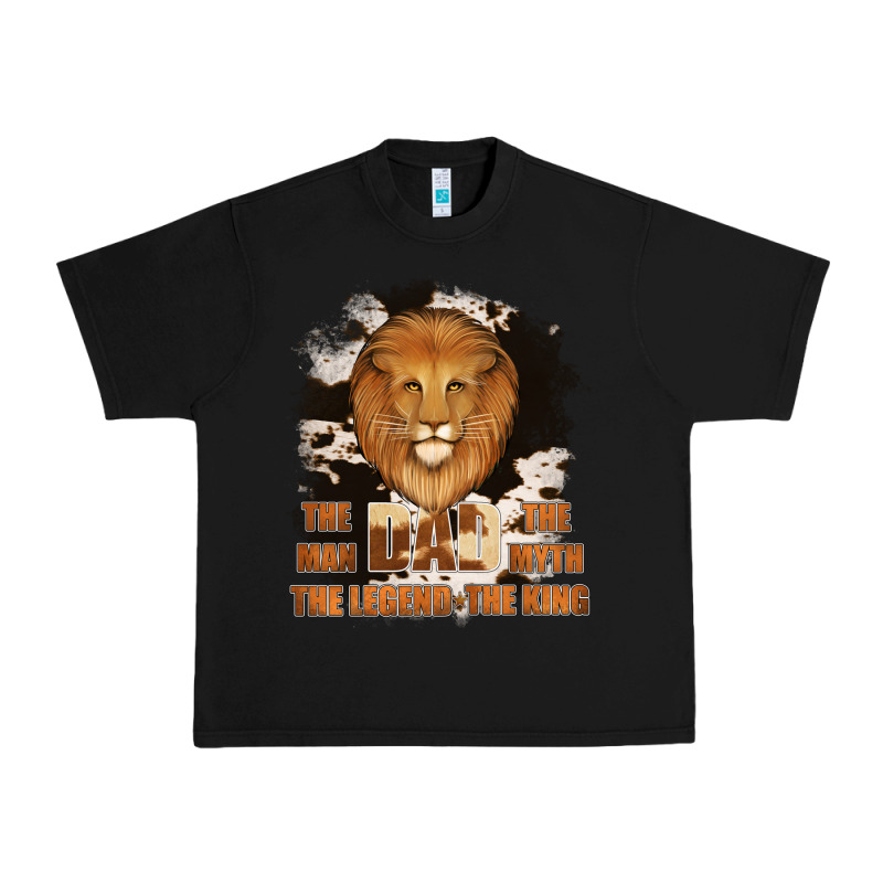 Dad The Man Cowhide Background Urban Heavy Tee by Jasminsmagicworld | Teevron