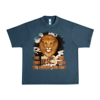 Midnight Navy Dad The Man Cowhide Background Urban Heavy Tee - Jasminsmagicworld