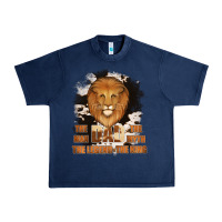 Navy Dad The Man Cowhide Background Urban Heavy Tee - Jasminsmagicworld