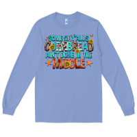 Colony Blue some of yalls cornbread aint done in the middle Long Sleeve Tee - NancyCooperArtShop