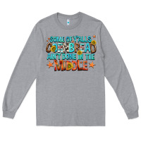 Heather Grey some of yalls cornbread aint done in the middle Long Sleeve Tee - NancyCooperArtShop