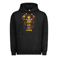 Pigment Black mardi gras crawfish Urban Hoodie - FaDigitalArtStudio