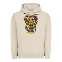Pigment French Oak mardi gras crawfish Urban Hoodie - FaDigitalArtStudio