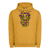 Pigment Peanut Butter mardi gras crawfish Urban Hoodie - FaDigitalArtStudio