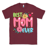 Burgundy best mom ever Classic Tee - JahusDesignShop