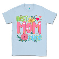 Dusty Blue best mom ever Classic Tee - JahusDesignShop