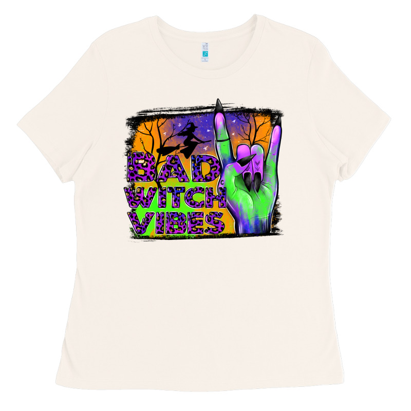 Bad Witch Vibes Ladies Tee by JahusDesignShop | Teevron