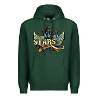 Sports Green Oh my stars America wings 4th of july Premium Hoodie - HowdyJamesFarm