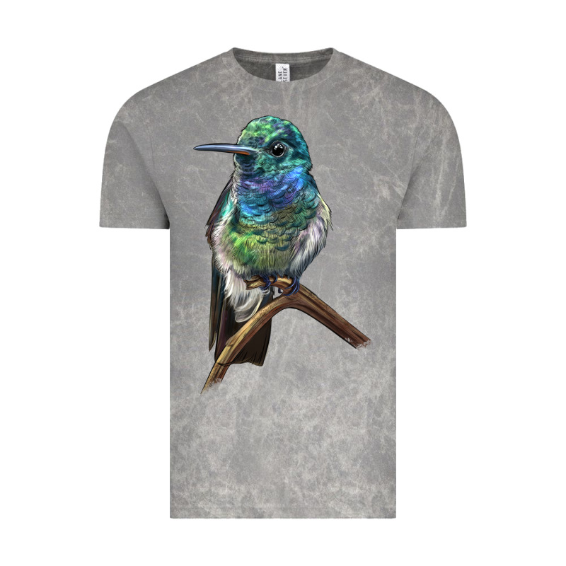 Ruby Throcuted Hummingbird Vintage Tee by LillyAllenDesigns | Teevron