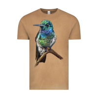 Vintage Camel Ruby Throcuted Hummingbird Vintage Tee - LillyAllenDesigns