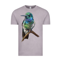 Vintage Zinc Ruby Throcuted Hummingbird Vintage Tee - LillyAllenDesigns