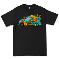 Farm Truck With Sunflower Premium Tee | Teevron