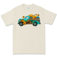 Bone farm truck with sunflower Premium Tee - HRA Design Shop
