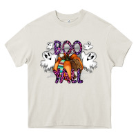 Cream Boo yall Heavy Core Tee - CowhideDigitalArt
