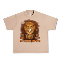 Burro Dad The Man Leather Background Urban Heavy Tee - Jasminsmagicworld