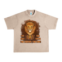 French Oak Dad The Man Leather Background Urban Heavy Tee - Jasminsmagicworld