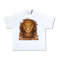 White Dad The Man Leather Background Urban Heavy Tee - Jasminsmagicworld