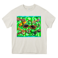 Cream sunglasses Heavy Core Tee - BarkalooDesign