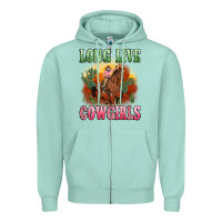 Seafoam long live cowgirls artiststas Zipper Hoodie - Artiststas
