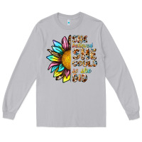 Moon Dust she believed she could so she did Long Sleeve Tee - NancyCooperArtShop