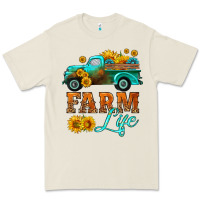 Bone farm truck  farm life with sunflower Premium Tee - HRA Design Shop