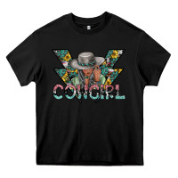 Black cowgirl2 2 Heavy Core Tee - SublimationCraftShop