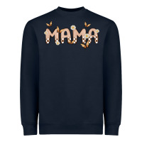 Navy retro mama Heavyweight Sweatshirt - MaliasSmallBusiness
