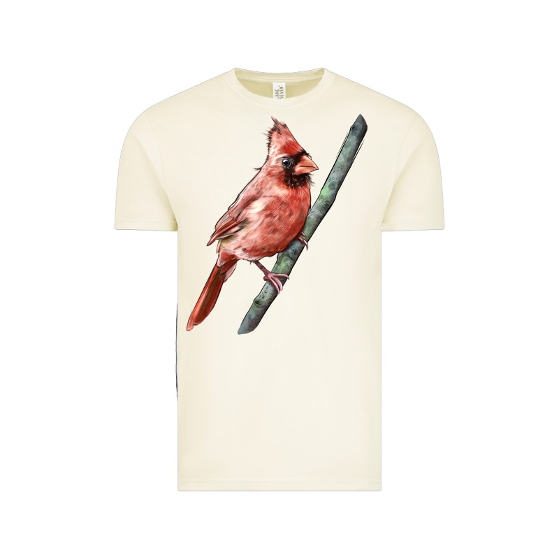 Northern Cardinal Bird Vintage Tee by LillyAllenDesigns | Teevron