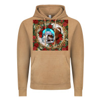 Vintage Camel american football helmet and leopard Vintage Hoodie - NancyCooperArtShop