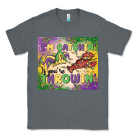 Charcoal Heather i'm catchin' if you're throwin Classic Tee - MaliasSmallBusiness