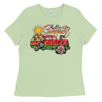Matcha hello summer Ladies Tee - SublimationCraftShop