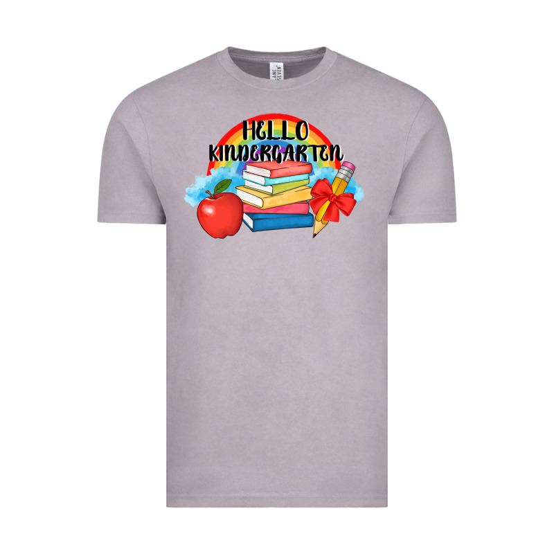 Back To School Hello Kindergarten 3200x2400 Vintage Tee by AdoDesignShop | Teevron