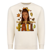 Sandshell Just a girl who loves Fall afro woman Premium Sweatshirt - NancyCooperArtShop