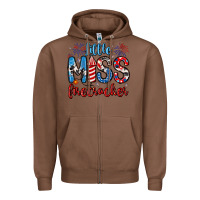 Chestnut little miss firecracker 4th of july Zipper Hoodie - Artiststas
