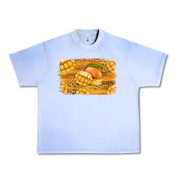 Grape Ice Mango Background Urban Heavy Tee - Jasminsmagicworld
