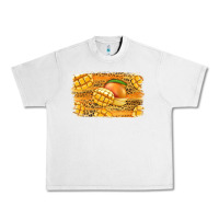 Lunar Rock Mango Background Urban Heavy Tee - Jasminsmagicworld