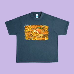 Mango Background Urban Heavy Tee Designed By Jasminsmagicworld