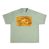 Oil Green Mango Background Urban Heavy Tee - Jasminsmagicworld