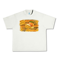 Pistachio Mango Background Urban Heavy Tee - Jasminsmagicworld