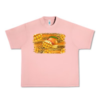 Salmon Mango Background Urban Heavy Tee - Jasminsmagicworld