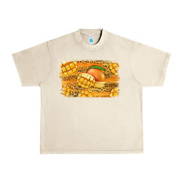 Sandshell Mango Background Urban Heavy Tee - Jasminsmagicworld