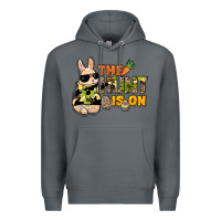 Rock The hunt is on Easter Day Premium Hoodie - HowdyJamesFarm